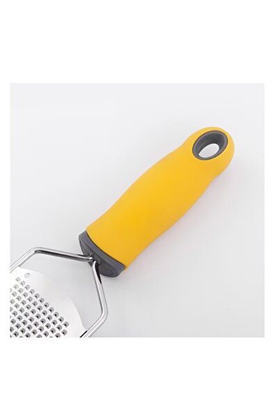 Flippy Flippy manual grater, brush included, Stainless steel, easy to use, 31x6.7 cm, Yellow