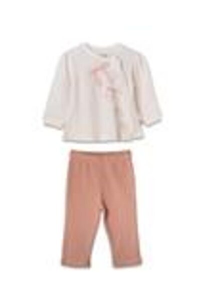 BabyCosy Organic Wear طقم ملابس علوية وسفلية للأطفال مصنوع من القطن العضوي بن...
