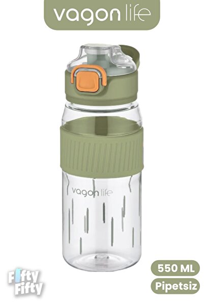 Vagonlife 550 ML Rahat İçim (Pipetsiz) Taşıma Kulplu Çocuk Su Matarası -VGN30...