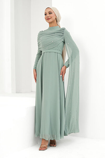 hakimoda فستان سهرة شيفون بيريزاد للحجاب