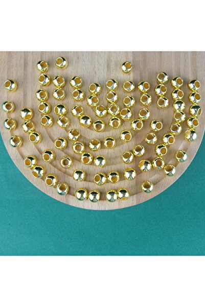 Prestij Boncuk Χρυσό χρώμα Πλαστικές χάντρες μαργαριταριού και χάντρες κατασκ...