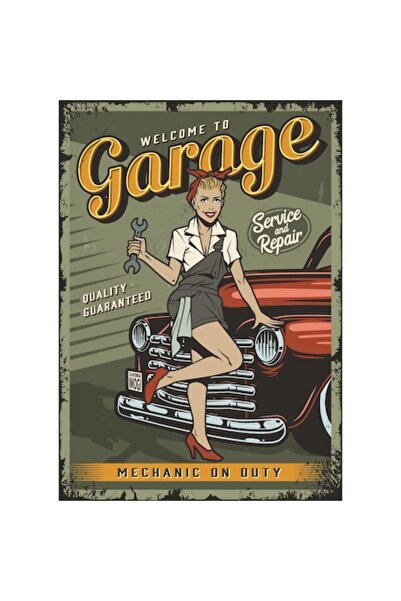 Persona Magnet de frigider, model Mecanic la lucru, 20x29 cm