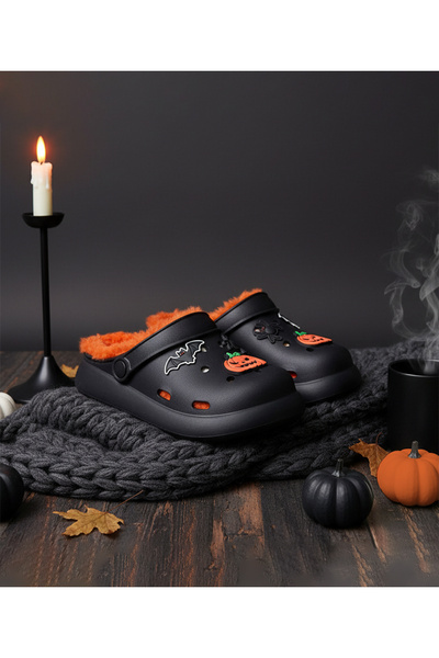 solariz Daily, fur-lined, orthopedic, non-slip sole, halloween figured child sandal slipper