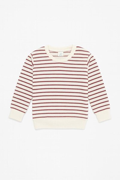 MONARCHMODA Boys' Sweatshirt and Jogger Sweatpants Set (Striped/Decorative Pocket/Cord Winter Set)