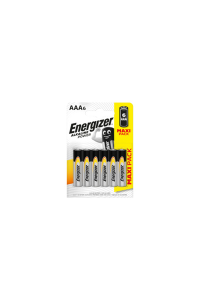 Energizer Set of 6 Alkaline Power R03/AAA batteries