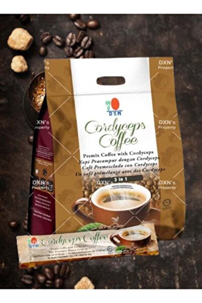 DXN قهوة كورديسيبس 3 في 1، 20 كيسًا × 30 جرامًا