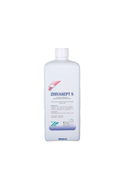 MECO Rapid alcohol-based hand disinfectant ZHIVASEPT S 1L with pump
