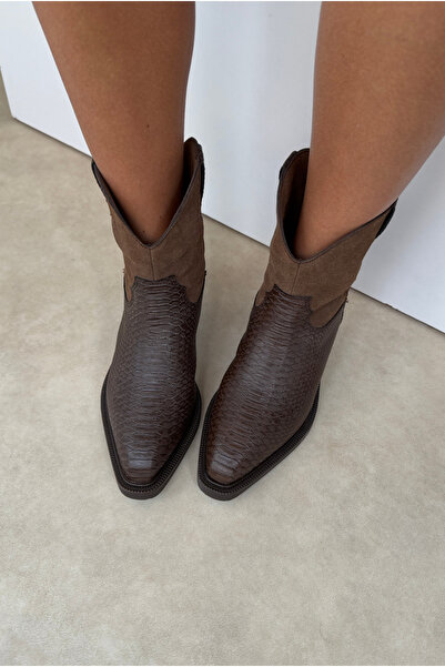 Mupa Shoes Γυναικείες Μπότες KAHVE YILAN