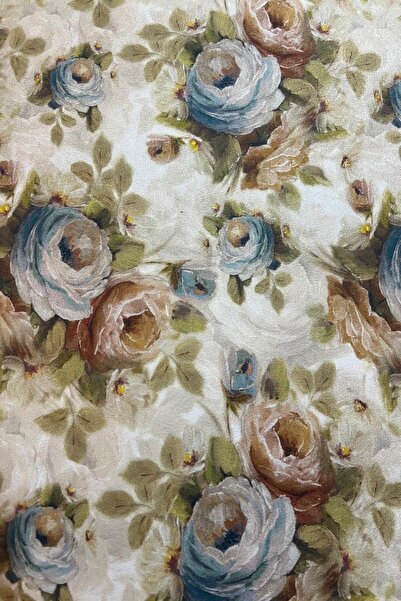 MUSA KANEPE DÖŞEMELİK KUMAŞ-DİJİTAL BASKILI KUMAŞ-YIKANABİLİR KUMAŞ-ÇİÇEK DES...