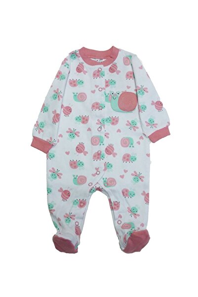 Pekkle Baby jumpsuit / onesie with snails & frogs Z48