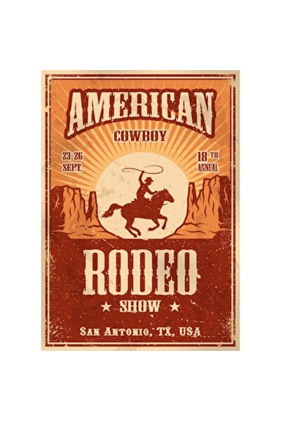 Persona Refrigerator magnet, American Cowboy model, 20x29 cm