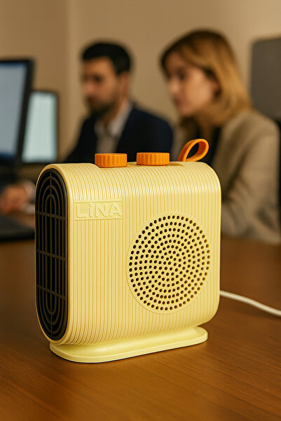 Lina 2000W Elektrikli Fanlı Isıtıcı – Sessiz, Termostatlı, Soğuk & Sıcak Hava Özellikli