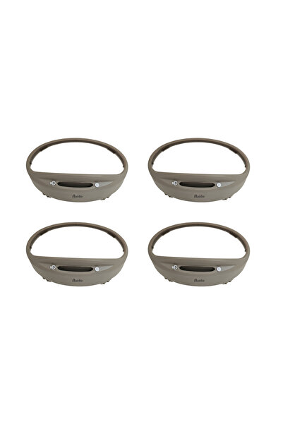 fkoto Focus 1 Uyumlu Kalorifer Izgara Çerçeve Takımı Krem Renk 4 Adet 1998-2005