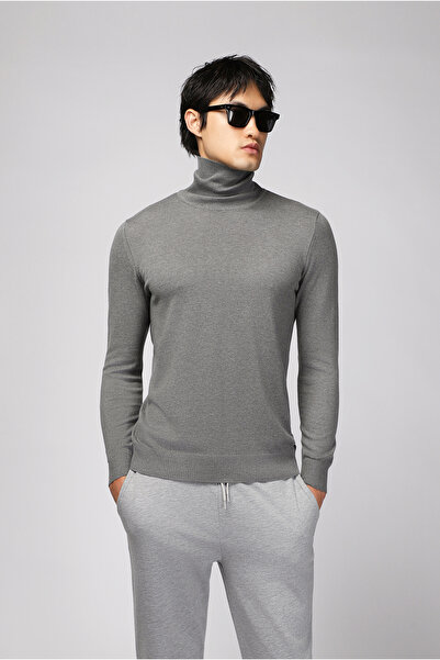 Kiğılı Balıkçı Yaka Regular Fit Triko Kazak