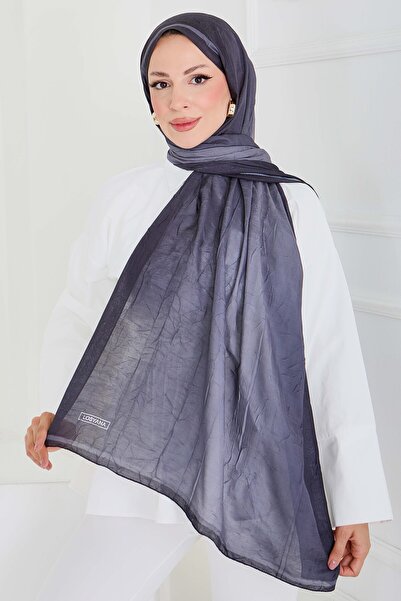 TOFİSA Μαλακό ντεγκραντέ σάλι από μπαμπού ανθρακί - 27915-ΑΝΘΡΑΚΙΤΗΣ