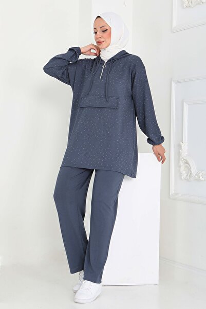 TOFİSA Set dublu Stone Modal afumat - 27861-FUME