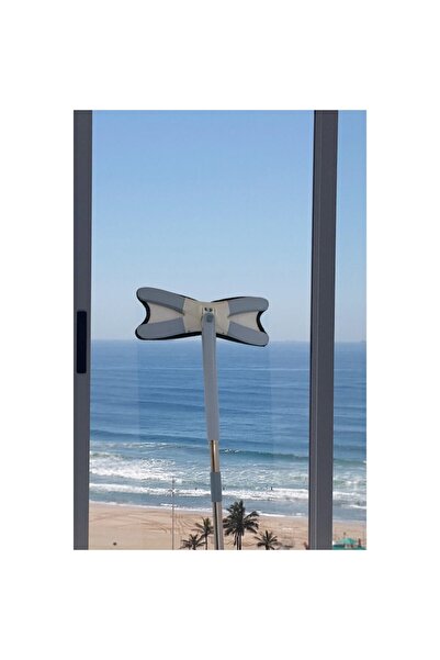 Doty SelfSqueeze Mop with 2 Microfiber Pads, 120 cm, Detachable, Blue