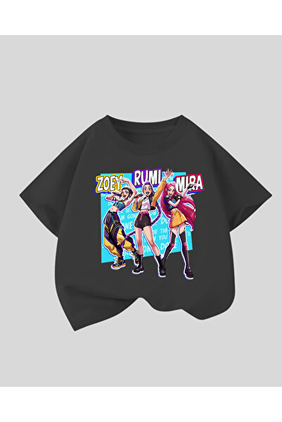 Touz Moda Μπλουζάκι KPop Demon Hunters Kids Design Unisex oversized