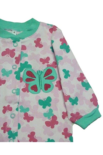 Pekkle Baby jumpsuit / onesie with butterflies Z38