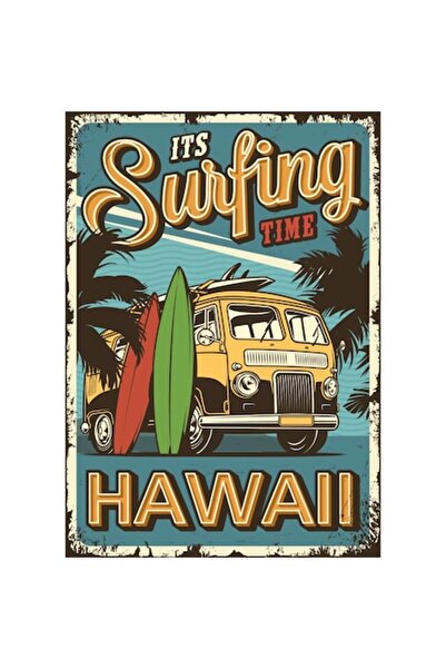 Persona Magnet de frigider, model Surf in Hawaii, 20x29 cm