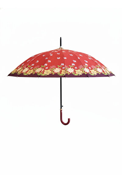 Elif Engin Çiçek detaylı,renkli 1. Sınıf Kalite Baston Tip Rüzgar Korumalı Me...