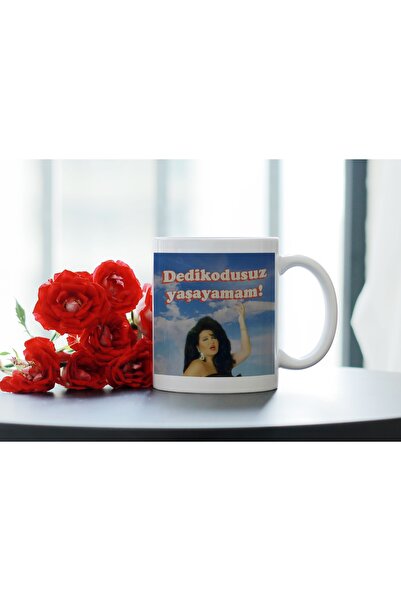 Beramussa كوب مضحك مكتوب عليه 'لا أستطيع أن أعيش بدون صمت' - تصميم نسخة طبق الأصل من بولنت إرسوي ذو الطابع المزاحي - هدية للأصدقاء