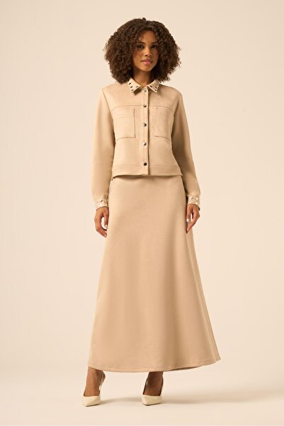 FTZ WOMEN Scuba Suit with Skirt Mink 31230