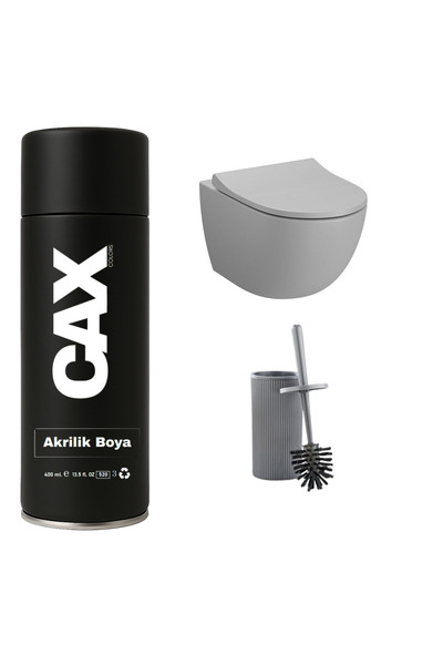 caxcolors DUŞAKABİN-LAVABO-FAYANS-KLOZET SPREYİ SUYA DAYANIKLI SPREY BOYA 400 ML