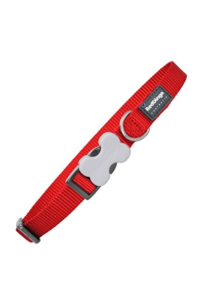 RedDingo Zgardă pentru câini Red Dingo Smooth Red (1,5 x 24-36 cm)