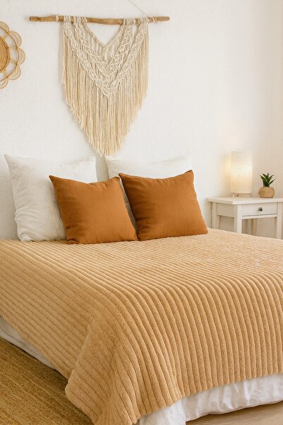 Özdilek Pyramid Single Bedspread Beige
