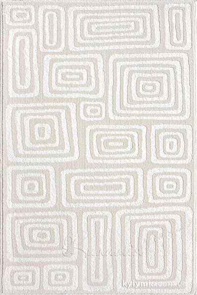 Sofia Carpet Model 41012-1001, Cream, 10 mm Thread, Anti-Allergic, Living Room, Bedroom, Dining Room, Office