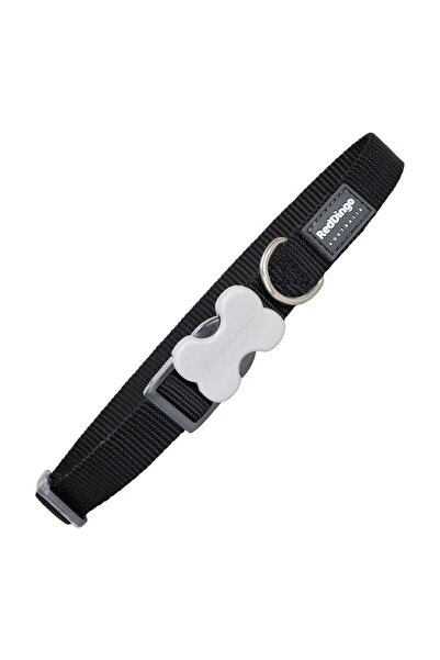 RedDingo Zgardă pentru câini Red Dingo Smooth Neagră (1,5 x 24-36 cm)