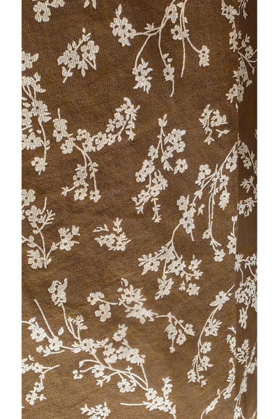 Park Moda Βαμβακερή μπλούζα με πουκάμισο και φουλάρι