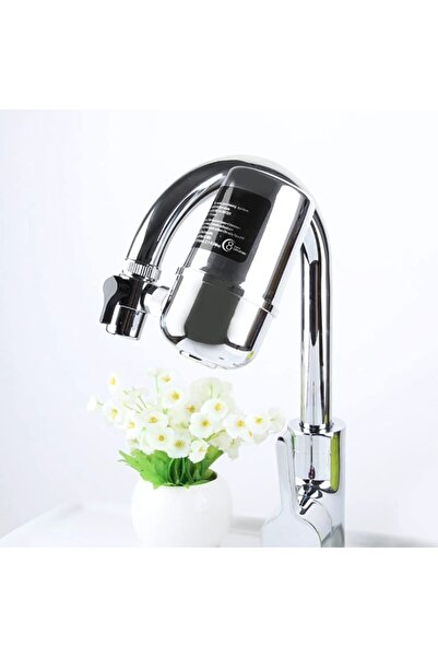 MACVI ® faucet water filter, 50,000L, 7-stage, reusable cartridge, silver.