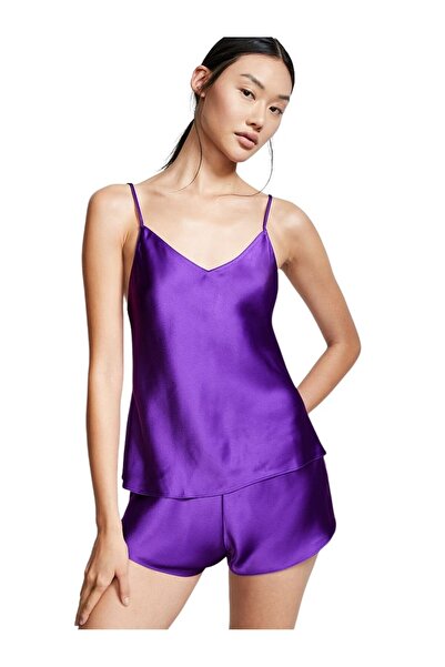 Victoria's Secret Pijama dama, Victoria's Secret, Draped Back Satin Cami Set, Mov, S INTL
