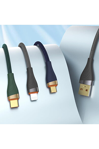 Glassology 30W USB to Type-C Braided Cable 1m – Green