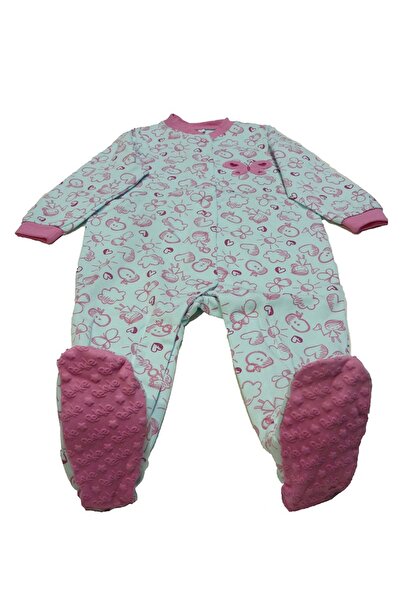 Pekkle Baby jumpsuit / onesie with hearts and butterfly Z34