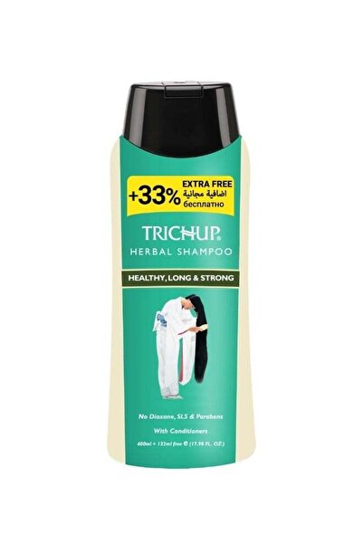 Trichup Herbal Shampoo Healthy, Long & Strong 400ml + 132ml free