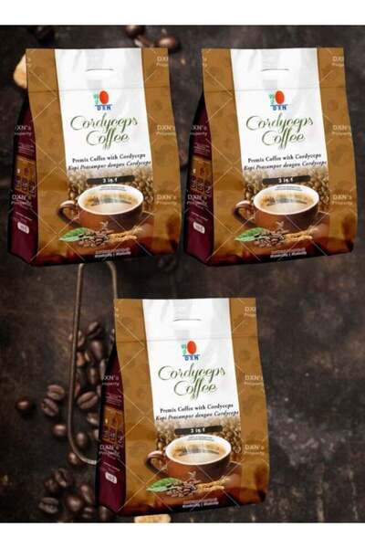 DXN 3 قطع من قهوة كورديسيبس 3 في 1، 20 كيسًا × 30 جرامًا