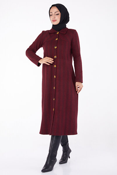 TOFİSA Düğmelı Kap Bordo - 27767-BORDO