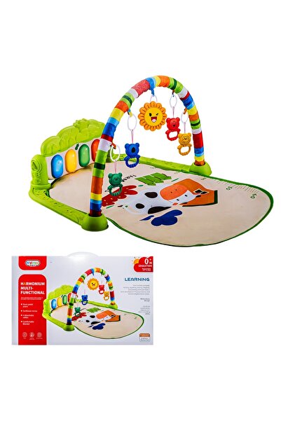 Robentoys Covoraș de joacă + pian cu baterii pentru bebeluși, 77x60x38 cm