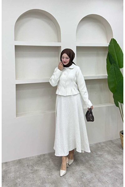 lurex moda Shanel Fabric Skirt Suit