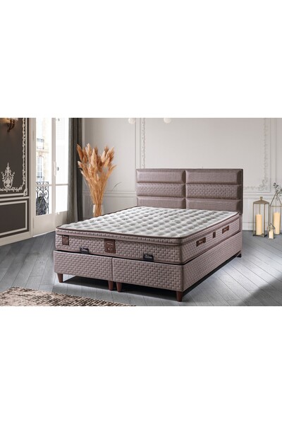 Mobilya Dükkanım Master 180x200 Çift Kişilik Baza, Başlık Seti PV1304