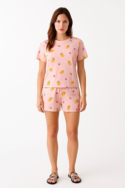 HAKKE Milan Ananas Printed Shorts Set