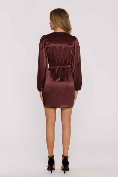 Made of Emotion M888 Mini dress with puff sleeves