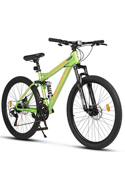 VELORS Bicicletă de munte Matador 2.6 Genius (26", 21 de viteze, suspensie completă) - verde/portocaliu