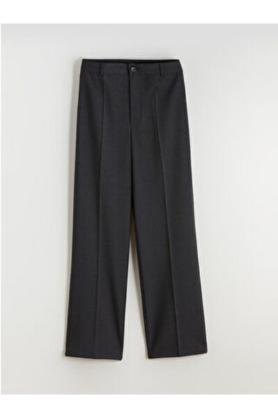LC Waikiki Xside Brown Regular Fit Wide Leg Women's Trousers