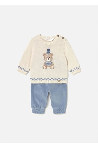 MAYORAL Baby Boy 2-Piece Top and Bottom Set Blue 2580
