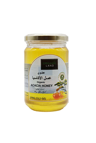 Organic Land عسل الأكاسيا العضوي 375 جرام