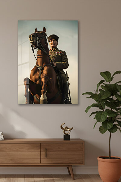 huhuli Cam Mustafa Kemal Atatürk Printed Painting Huhu821C